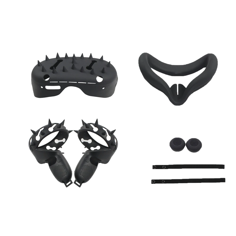 Protective Cover Set For Oculus Quest 2 VR Glasses Controller Grip Protective Sleeve VR Helmet Cover Accessories
Protective Cover Set For Oculus Quest 2 VR Glasses Controller Grip Protective Sleeve VR Helmet Cover Accessories
