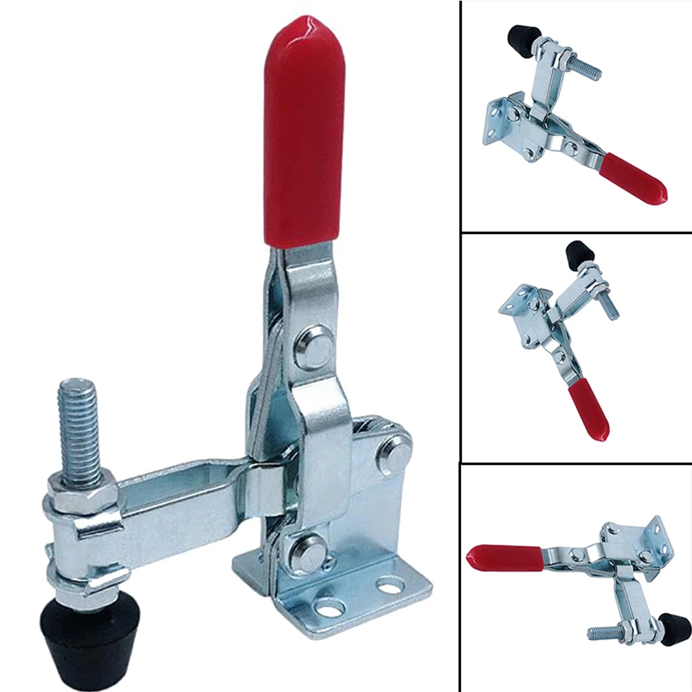 Quick Fixture Toggle Clamp Clips Galvanized Iron Quick Fixture Toggle Clamp Woodworking Workshop Equipment 4PCS
Quick Fixture Toggle Clamp Clips Galvanized Iron Quick Fixture Toggle Clamp Woodworking Workshop Equipment 4PCS