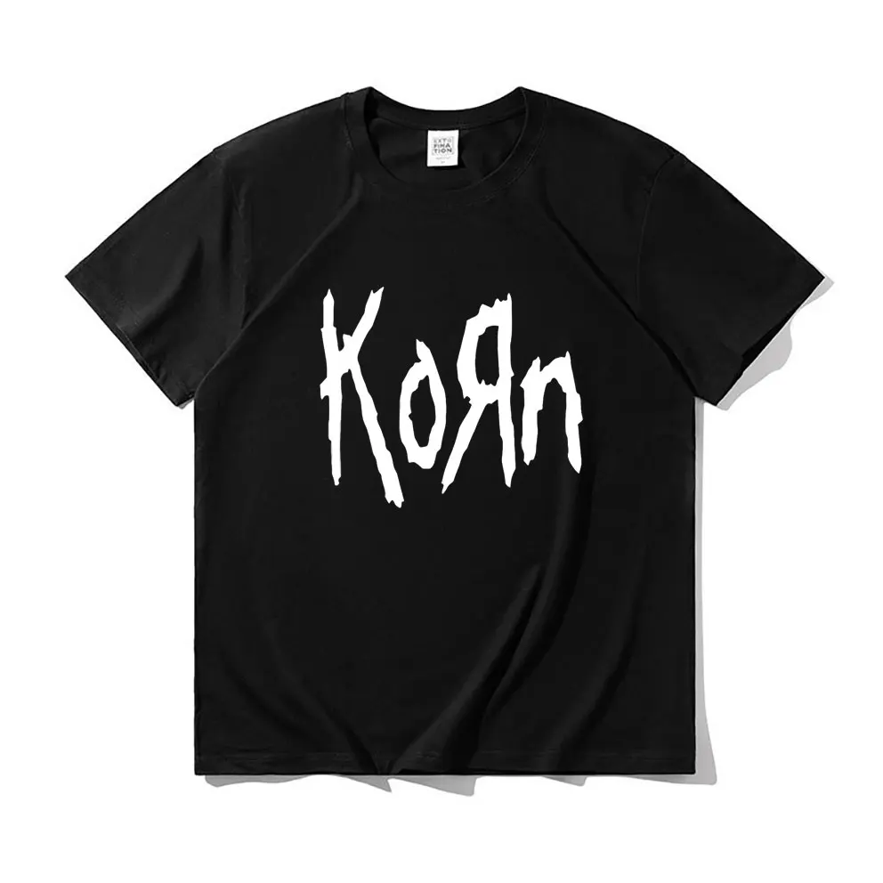 Korn Rock Band Letter Print T-shirts Fashion Spring Summer Unisex Tees Men Women Hip Hop Harajuku Tshirt Cotton Street T Shirt
Korn Rock Band Letter Print T-shirts Fashion Spring Summer Unisex Tees Men Women Hip Hop Harajuku Tshirt Cotton Street T Shirt