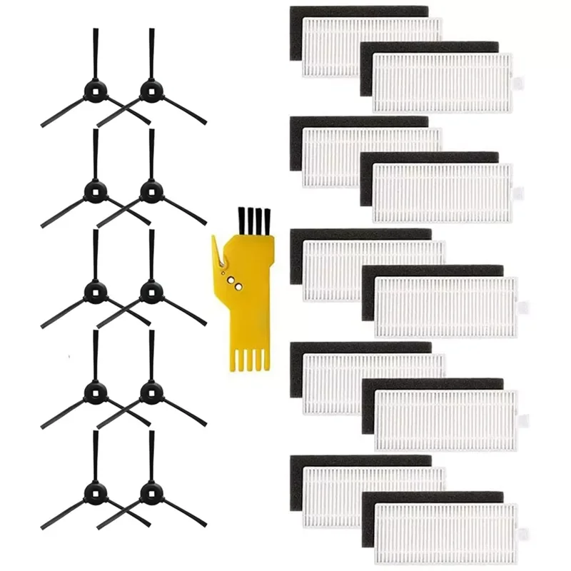 10 Filters & 10 Side Brushes For Lefant M201 T700 M520 M571 M501B M301 Robot Vacuum Cleaner Replacement Accessories Kit
10 Filters & 10 Side Brushes For Lefant M201 T700 M520 M571 M501B M301 Robot Vacuum Cleaner Replacement Accessories Kit
