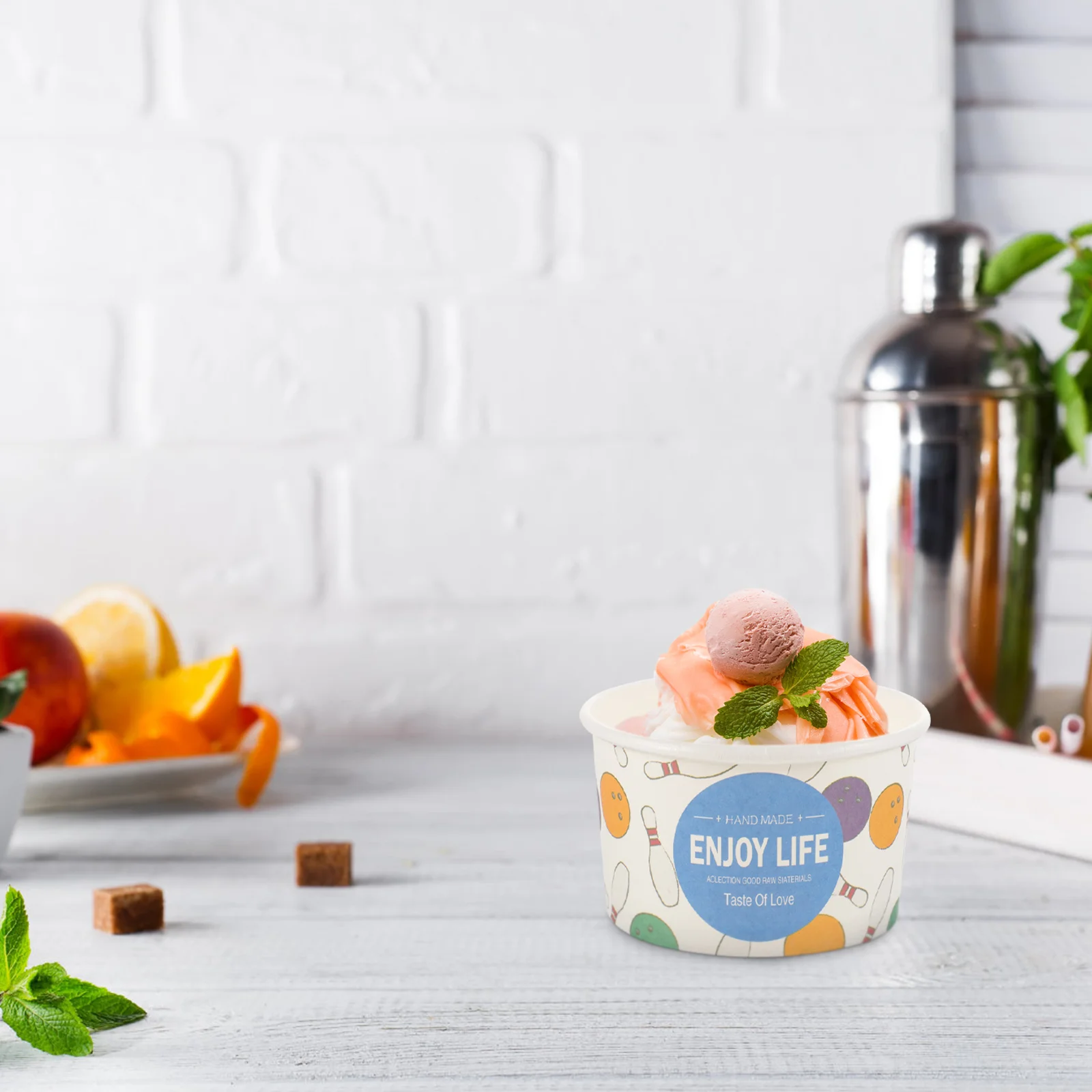 50 Pcs Ice Cream Cup Sundae Cups Outdoor Party Paper Packing Box Durable Picnic Dinnerware Premium Baking Supplies Bowls 
50 Pcs Ice Cream Cup Sundae Cups Outdoor Party Paper Packing Box Durable Picnic Dinnerware Premium Baking Supplies Bowls