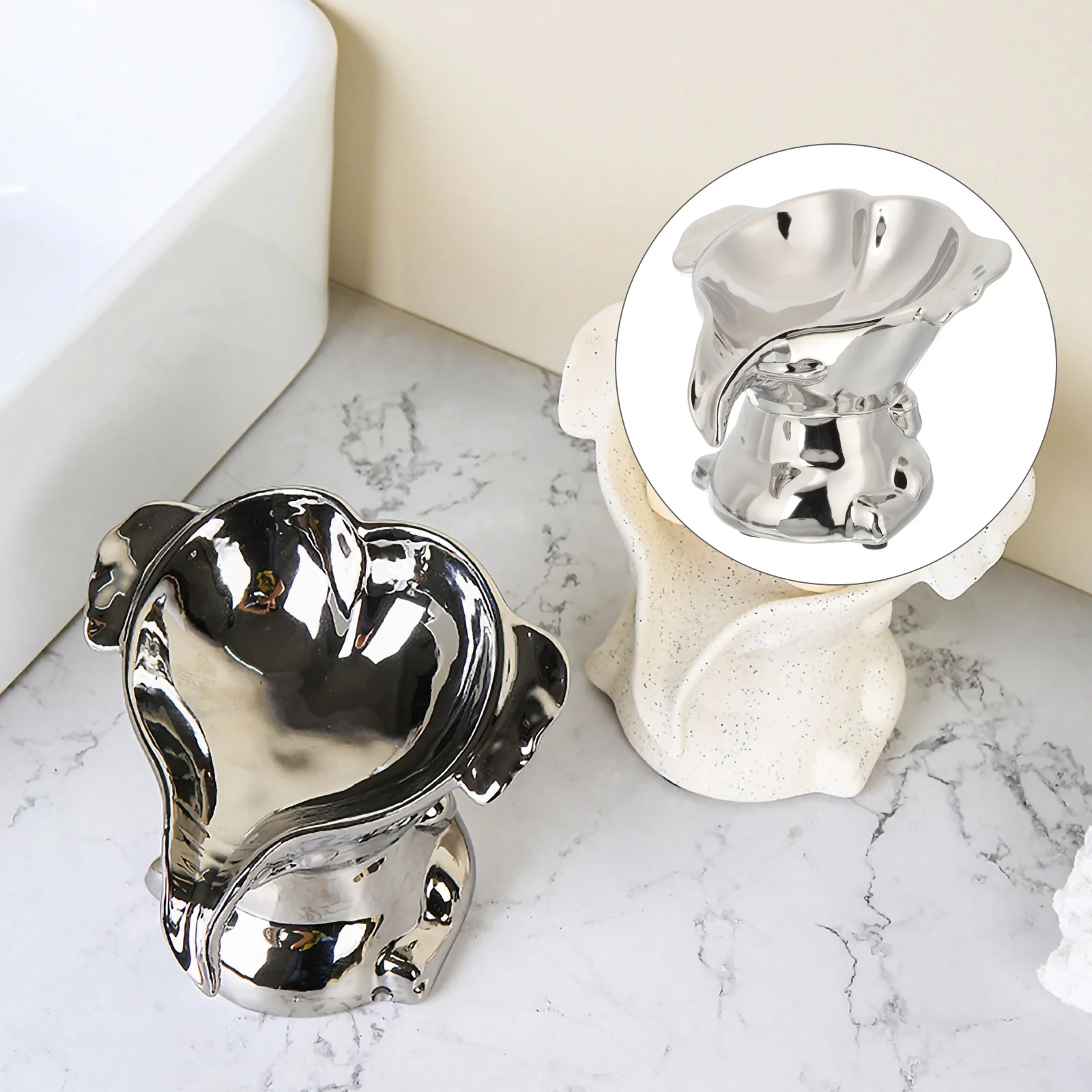 Soap Holder Dish Shower Tray Ceramic Elephant Bathroom Animal Container Draining Bar Drain Self Case Rack Sponge Travel
Soap Holder Dish Shower Tray Ceramic Elephant Bathroom Animal Container Draining Bar Drain Self Case Rack Sponge Travel