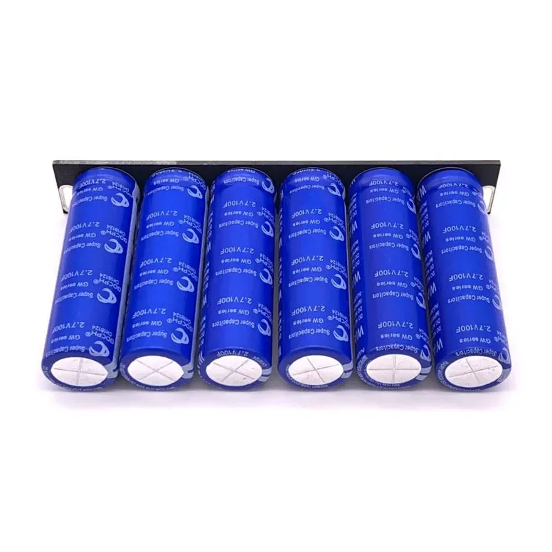 6pcs/set Super Farad Capacitor 16V 16.6F High Current Ultracapacitor With Protection Board Row for For Car Automotive Rectifier
6pcs/set Super Farad Capacitor 16V 16.6F High Current Ultracapacitor With Protection Board Row for For Car Automotive Rectifier