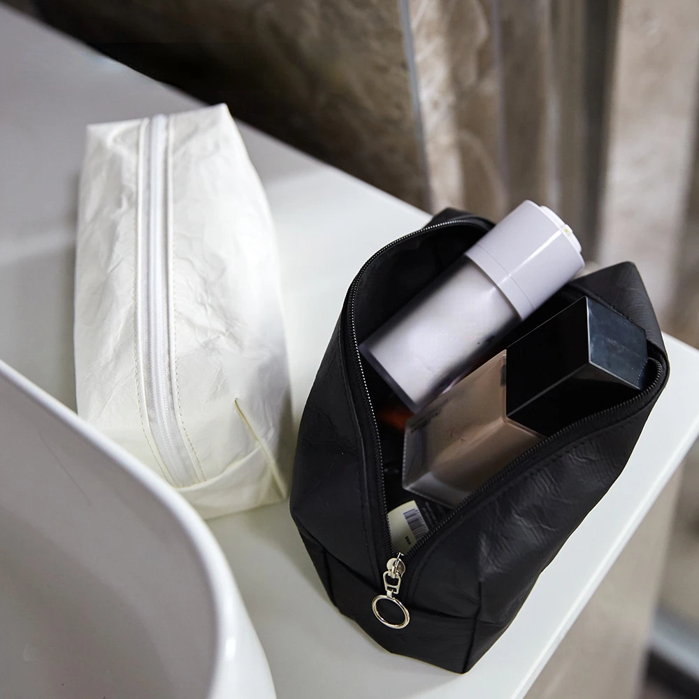Fashion Dupont Paper Makeup Bag for Women Men Zipper Large Solid Color Cosmetic Bag Travel Make Up Toiletry Bag Washing Pouch
Fashion Dupont Paper Makeup Bag for Women Men Zipper Large Solid Color Cosmetic Bag Travel Make Up Toiletry Bag Washing Pouch