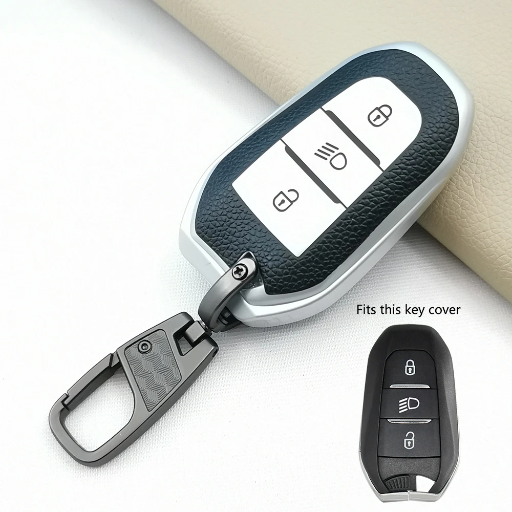 Чехол для автомобильного ключа чехол Peugeot 301 308 408 508 2008 S 3008 4008 5008 аксессуары