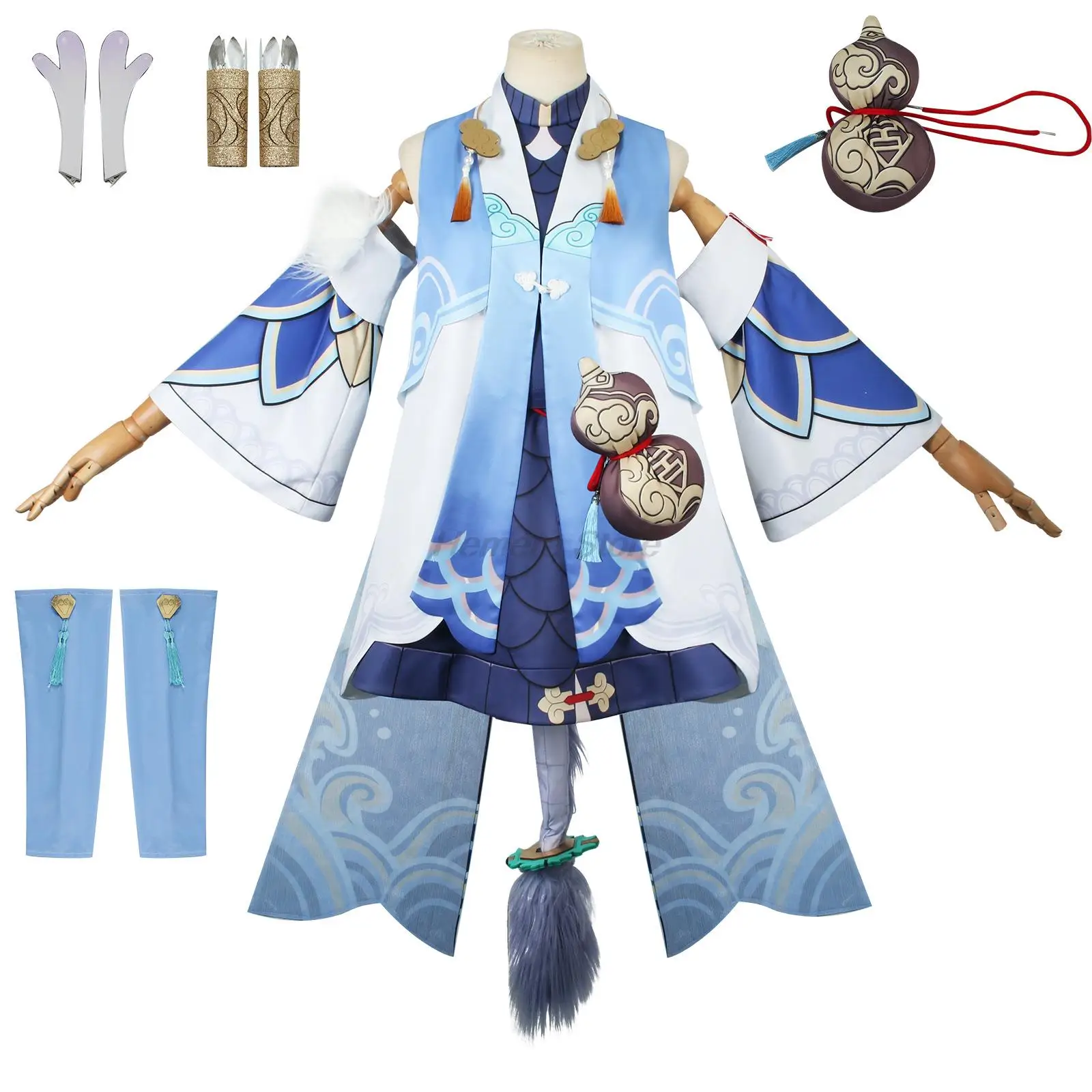 Bailu Honkai Star Rail Cosplay Costume Fish Scale Design Women Dress Halloween Carnival Party Suit With Tail Bailu Cosplay Wigs
Bailu Honkai Star Rail Cosplay Costume Fish Scale Design Women Dress Halloween Carnival Party Suit With Tail Bailu Cosplay Wigs