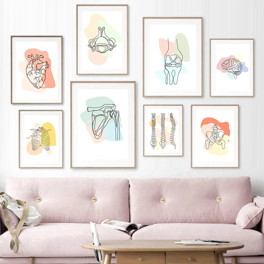 Sternum Spine Heart Brain Human Bones Anatomy Posters And Prints Wall Art Canvas Painting Medicine Pictures Doctor Room Decor
Sternum Spine Heart Brain Human Bones Anatomy Posters And Prints Wall Art Canvas Painting Medicine Pictures Doctor Room Decor