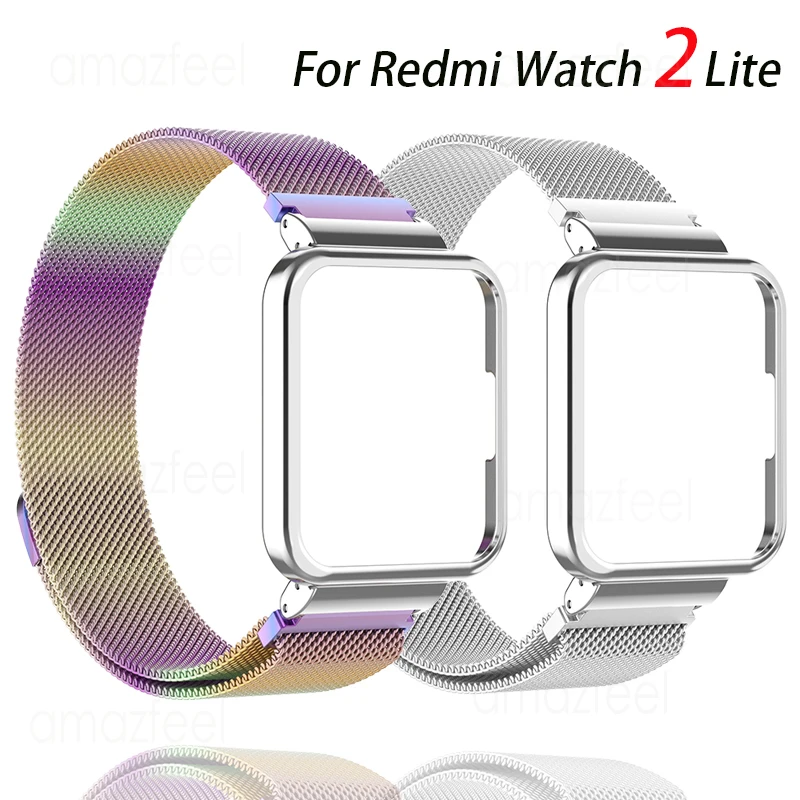 Защитный чехол для Redmi Watch 2 Lite, металлический магнитный браслет + чехол для Xiaomi Watch Lite, наручный ремешок, корпус, рамка, бампер
Защитный чехол для Redmi Watch 2 Lite, металлический магнитный браслет + чехол для Xiaomi Watch Lite, наручный ремешок, корпус, рамка, бампер