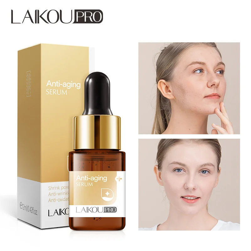LAIKOU Remove Wrinkle Anti-aging Face Serum Fade Fine Lines Firming Essence Whitening Oil Control Moisturizing Repair Skin Care
LAIKOU Remove Wrinkle Anti-aging Face Serum Fade Fine Lines Firming Essence Whitening Oil Control Moisturizing Repair Skin Care