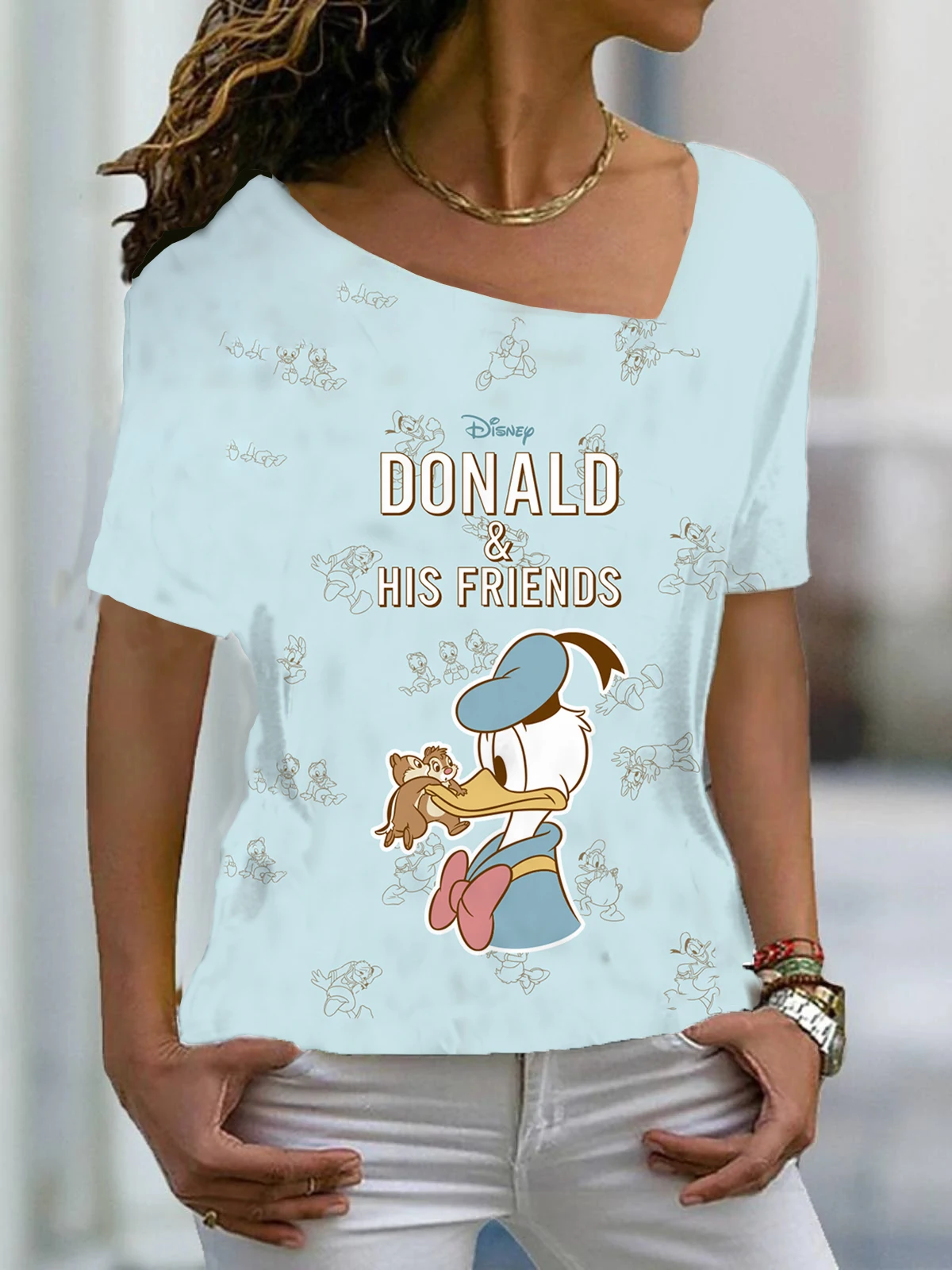 Disney Harajuku Tshirts for Women Clothing Women's Shirts Mickey Mouse Large Size Blouses and Shirts Top Female Wholesale Items
Disney Harajuku Tshirts for Women Clothing Women's Shirts Mickey Mouse Large Size Blouses and Shirts Top Female Wholesale Items