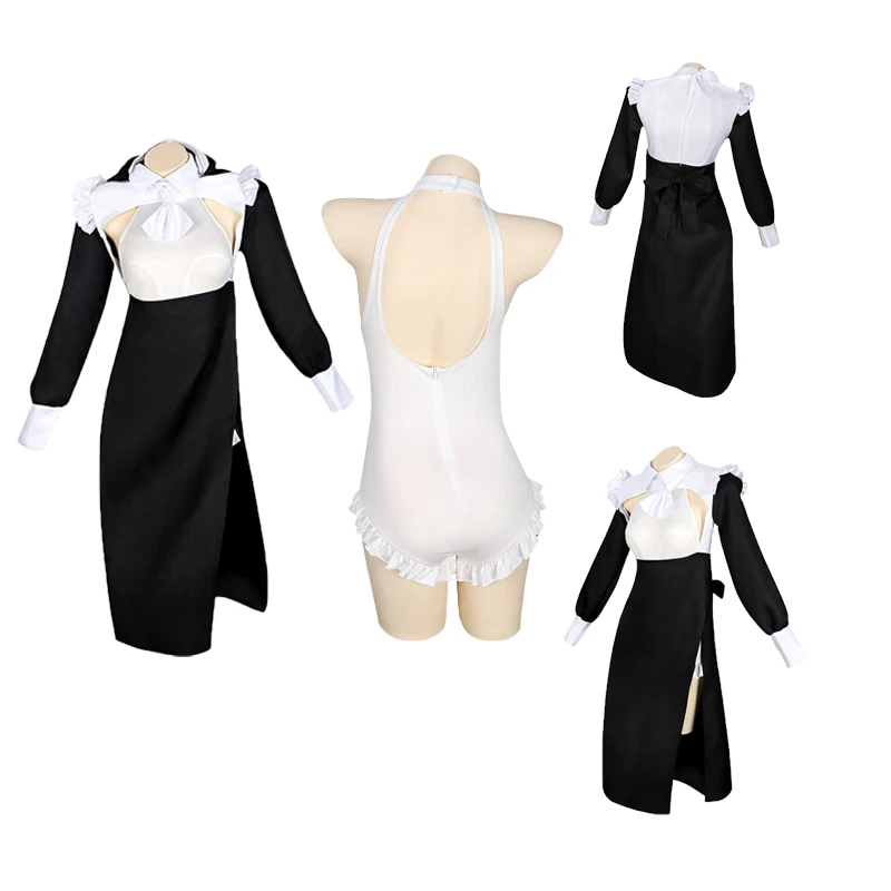 Girls Sexy Jumpsuit Movie Nun Cosplay Costume Female Swimsuit Outfits Women Roleplay Uniform Dress Halloween Party Suit
Girls Sexy Jumpsuit Movie Nun Cosplay Costume Female Swimsuit Outfits Women Roleplay Uniform Dress Halloween Party Suit