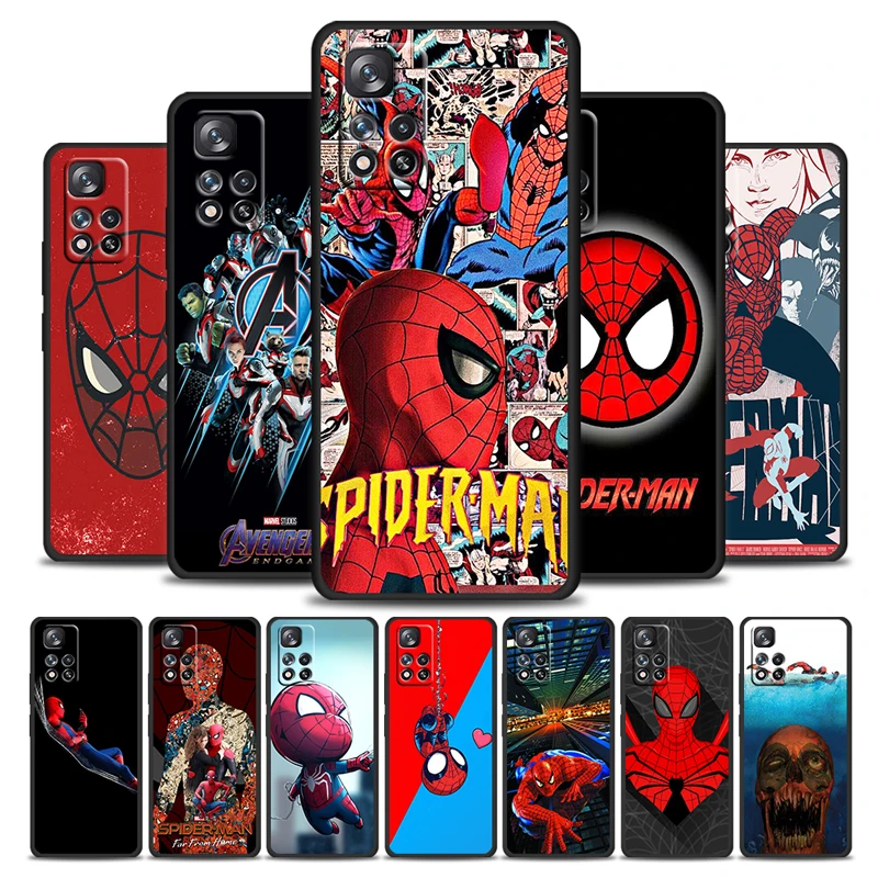 Avengers Spiderman Marvel For Xiaomi Redmi Note 11 10 11T 10S 9 9S 8 5G 4G Silicone Soft TPU Black Phone Case Coque Capa Cover
Avengers Spiderman Marvel For Xiaomi Redmi Note 11 10 11T 10S 9 9S 8 5G 4G Silicone Soft TPU Black Phone Case Coque Capa Cover
