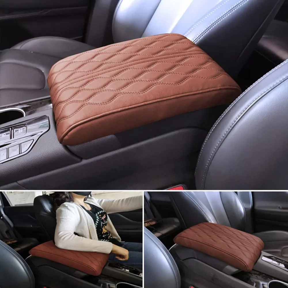 AUTO PARTS PU Leather Car Armrest Pad Cover Universal Center Console Wave Embroider Auto Seat Box Protection Cushion Hand Suppor
AUTO PARTS PU Leather Car Armrest Pad Cover Universal Center Console Wave Embroider Auto Seat Box Protection Cushion Hand Suppor