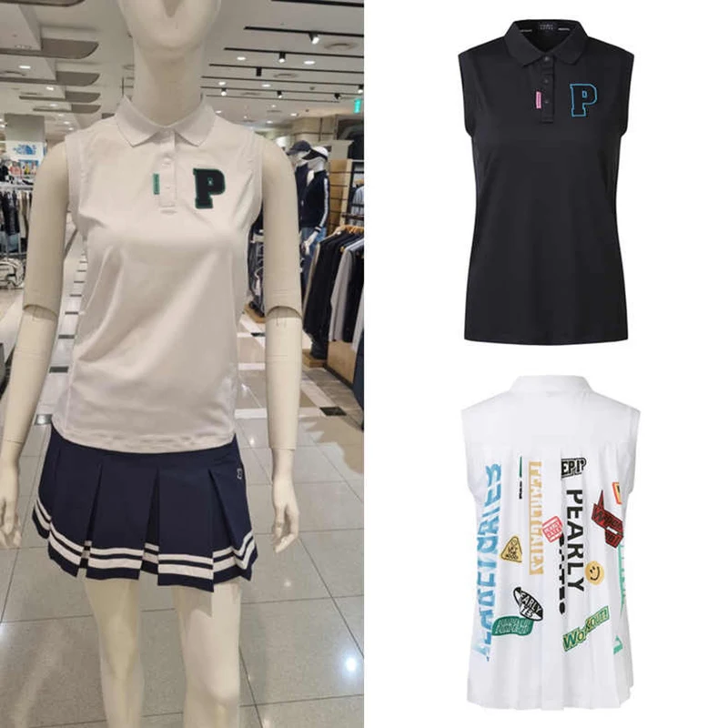PG Golf Quick Dry Ladies Short Sleeve T-Shirt Summer Korean Fashion Slim Fit Sleeveless Top 골프 여성용 반팔 티셔츠
PG Golf Quick Dry Ladies Short Sleeve T-Shirt Summer Korean Fashion Slim Fit Sleeveless Top 골프 여성용 반팔 티셔츠