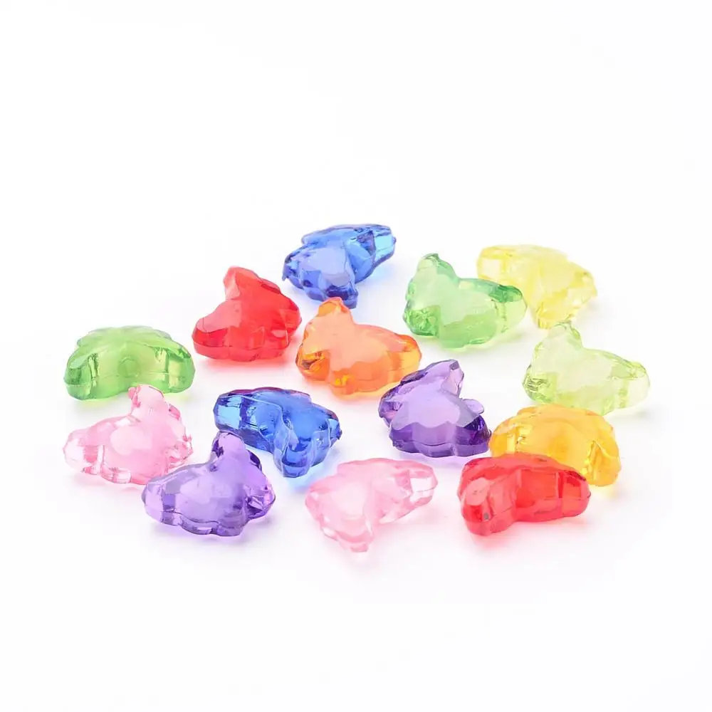 100PCS Transparent Acrylic Beads Bead in Bead Butterfly Mixed Color 11x15x6mm Hole: 2mm
100PCS Transparent Acrylic Beads Bead in Bead Butterfly Mixed Color 11x15x6mm Hole: 2mm