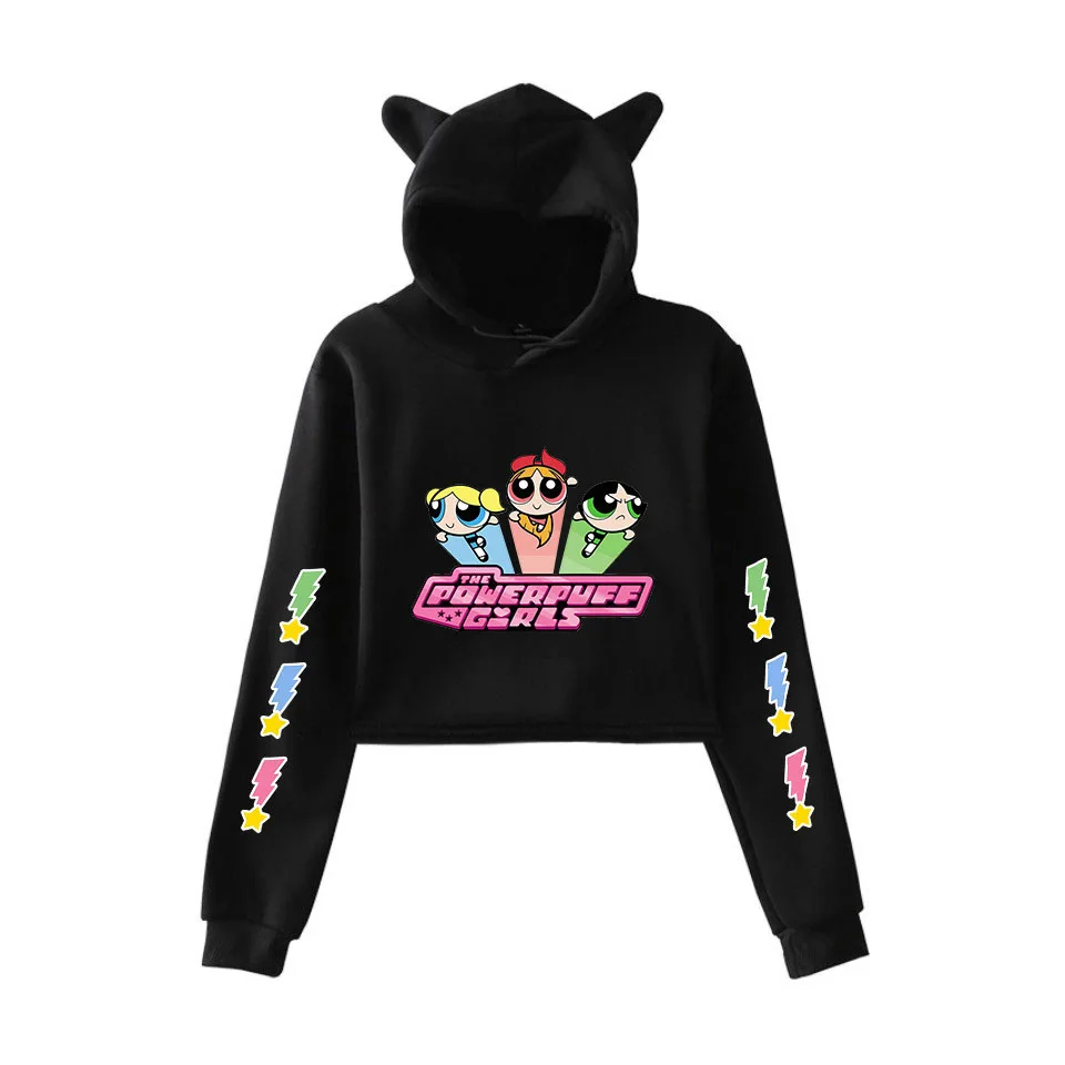 Anime Clothes Kawaii Powerpuff Hoodie Women Girls Cropped Hoodies Casual Harajuku Funny Cartoon Print Cat Ear Hoodie
Anime Clothes Kawaii Powerpuff Hoodie Women Girls Cropped Hoodies Casual Harajuku Funny Cartoon Print Cat Ear Hoodie