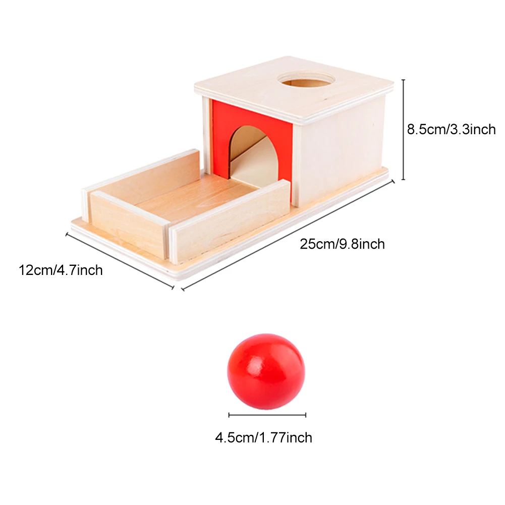 Montessori Toy Portable With Ball Educational Preschool Toddlers Tools Object Permanence Box Teaching Home Infant Development
Montessori Toy Portable With Ball Educational Preschool Toddlers Tools Object Permanence Box Teaching Home Infant Development