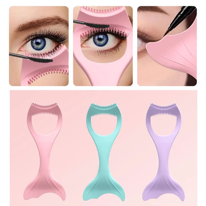 

2022 New Silicone Drawing Eyeliner Aids Multi-functional Eye Makeup tool Lazy Drawing Eye Shadow Bezel Artifact Resusable