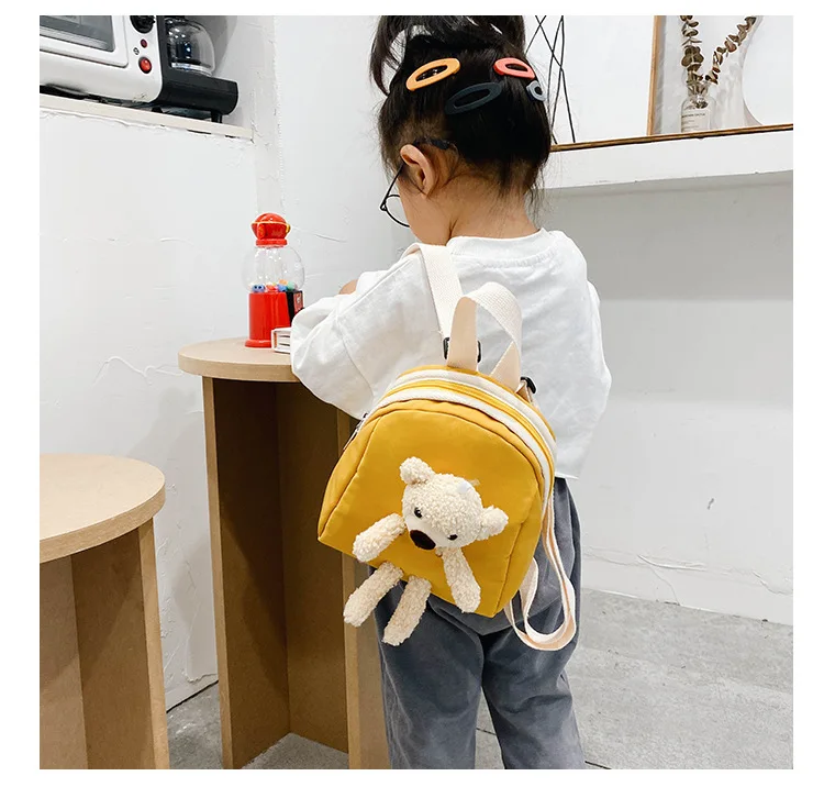 

2023 персонализированный Детский рюкзак с медведем под заказ, мягкая сумка с любым именем медведя, школьный рюкзак для мальчиков и девочек, Су...