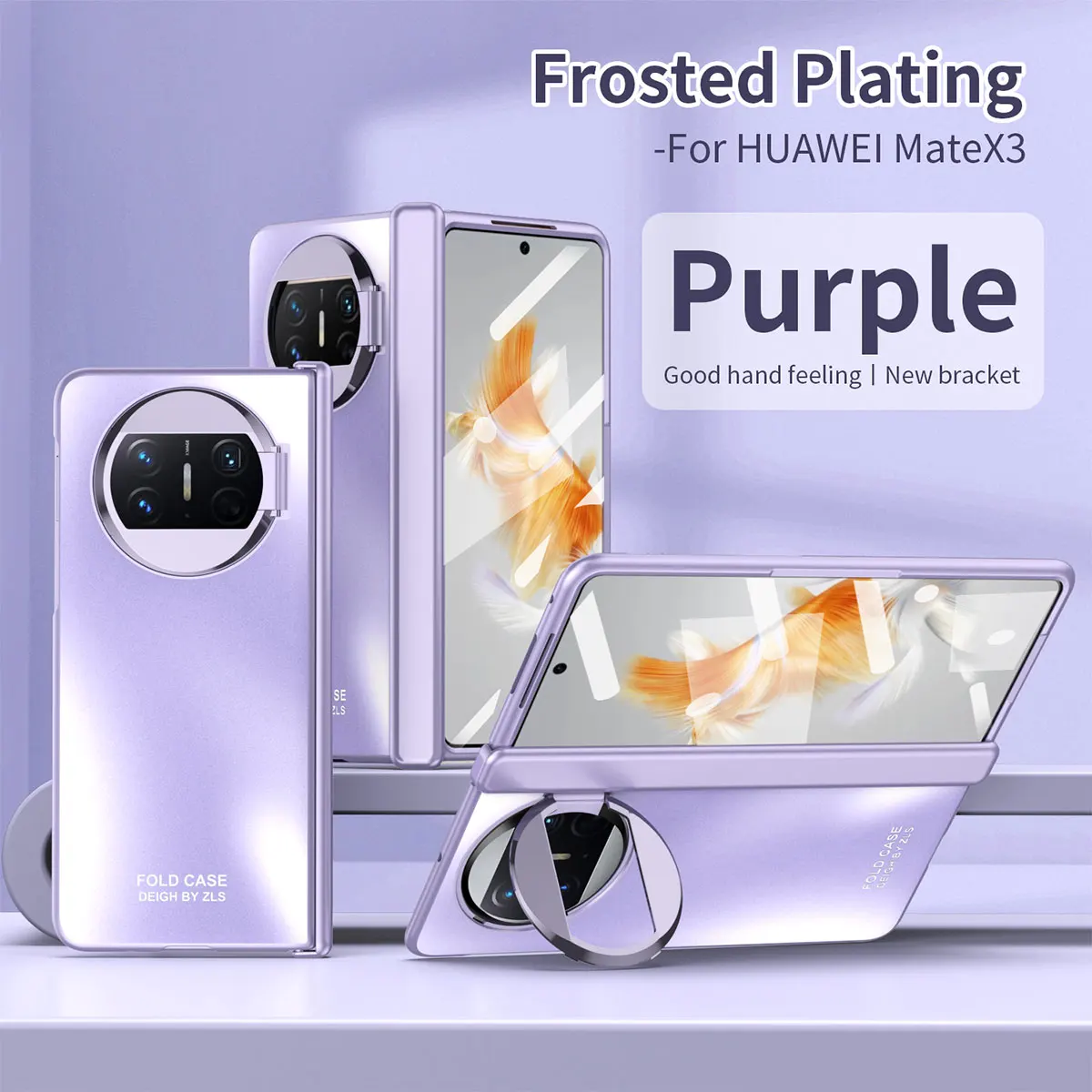Frosted Plating Phone Case for Huawei Mate X3 5G Cover Hinge Folding bracket with Front Screen Glass Film For huawei Mate X3
Frosted Plating Phone Case for Huawei Mate X3 5G Cover Hinge Folding bracket with Front Screen Glass Film For huawei Mate X3