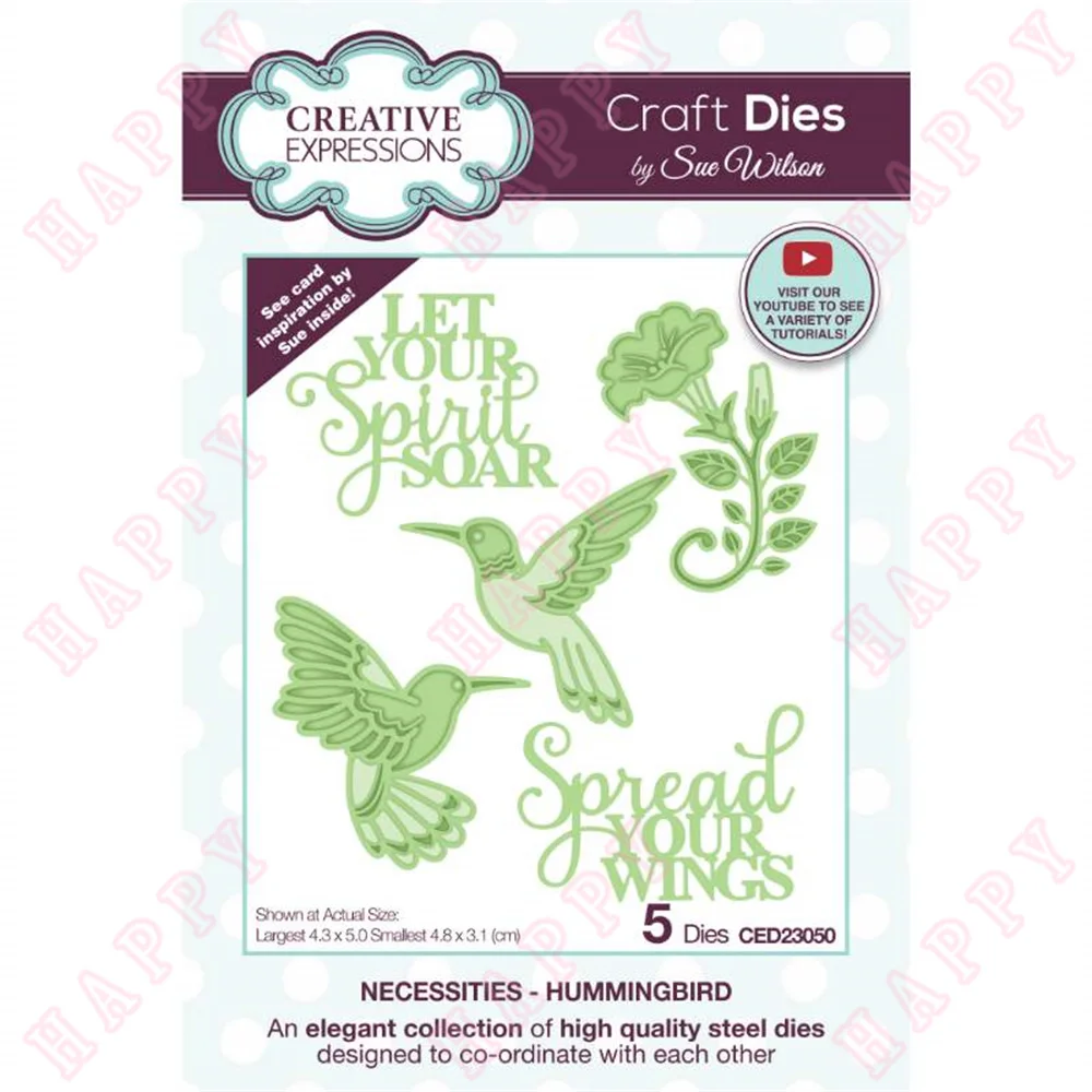 2022 Arrival New Necessities Hummingbird Metal Cut Dies Scrapbook Diary Decoration Embossing Template Diy Greeting Card Handmade
2022 Arrival New Necessities Hummingbird Metal Cut Dies Scrapbook Diary Decoration Embossing Template Diy Greeting Card Handmade
