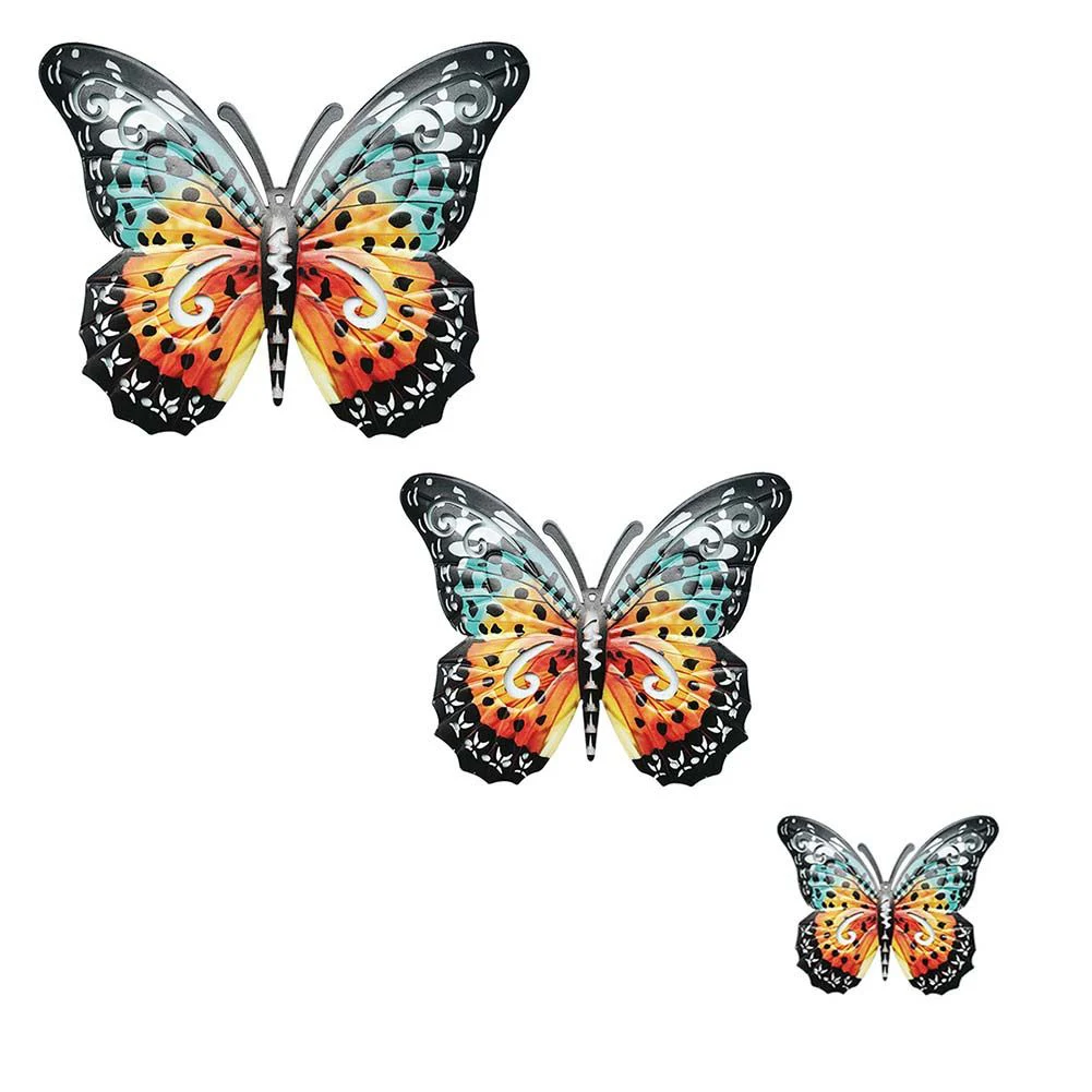 3Pcs/Set Butterfly Figurine Wall Decor Art Sculpture Metal Outdoor Hanging Ornament Fence Home Room Garden Decoration
3Pcs/Set Butterfly Figurine Wall Decor Art Sculpture Metal Outdoor Hanging Ornament Fence Home Room Garden Decoration