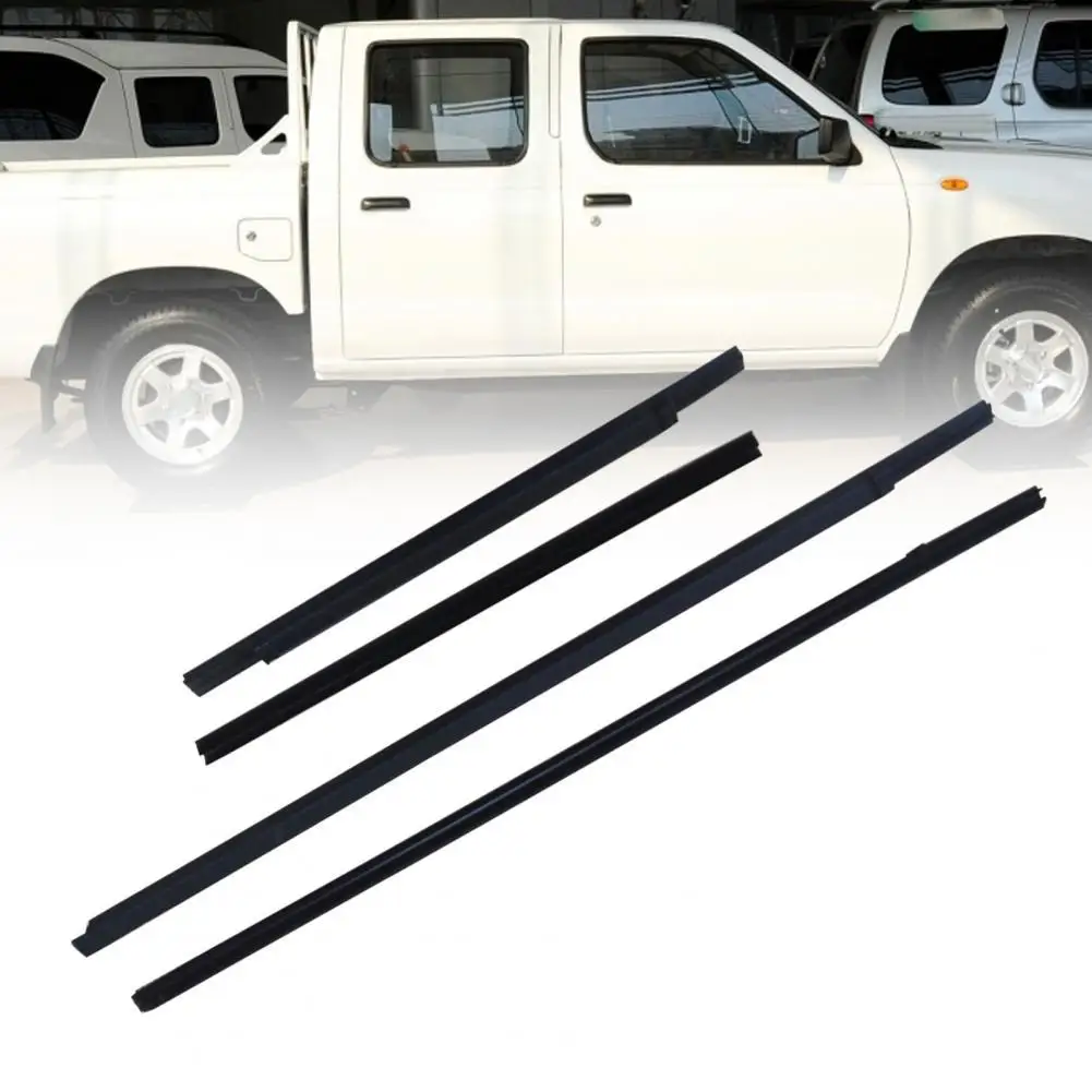 4Pcs Outer Window Glass Seal Belt Rubber Outer Seal Belt Professional Weatherstrip Moulding Trim for Nissan D22
4Pcs Outer Window Glass Seal Belt Rubber Outer Seal Belt Professional Weatherstrip Moulding Trim for Nissan D22