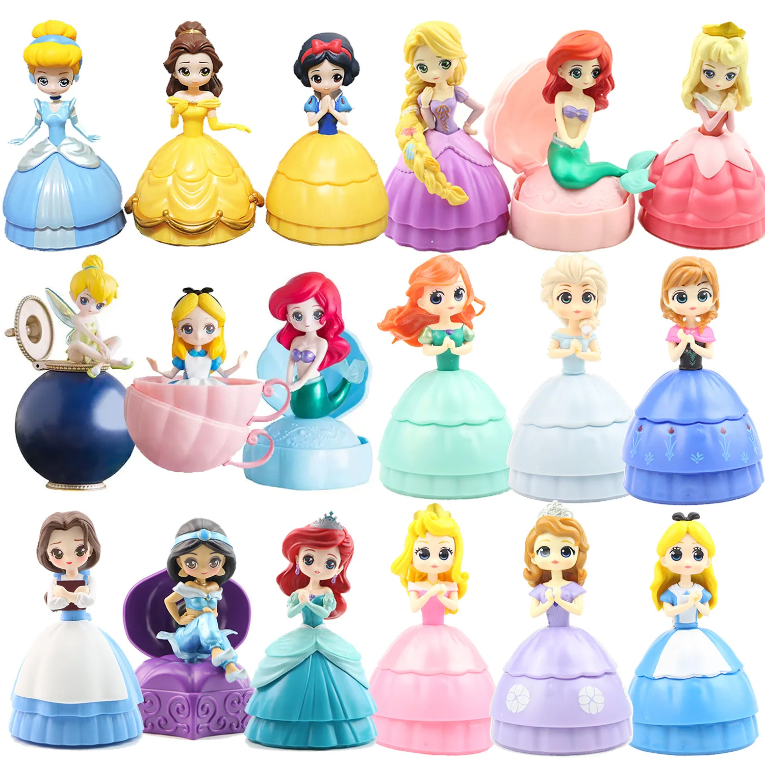 Disney Princess Surprise Gashapon Capsule Ball Princess Ariel Tangled Rapunzel Anna Elsa Figure Toys Cake Topper Birthday Gift
Disney Princess Surprise Gashapon Capsule Ball Princess Ariel Tangled Rapunzel Anna Elsa Figure Toys Cake Topper Birthday Gift