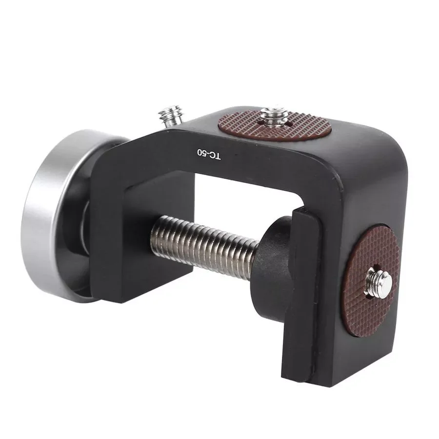 TC-50 Black Aluminium Alloy Universal 1/4Inch Screw Interface C Clamp Photography Stable Clip for Photographic Equipment
TC-50 Black Aluminium Alloy Universal 1/4Inch Screw Interface C Clamp Photography Stable Clip for Photographic Equipment