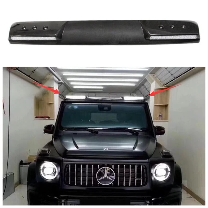 Real Carbon Fiber Car Rear Trunk Lip Roof Spoiler Splitte For Mercedes-Benz G-CLASS W464 G500 G550 G63 G350d 2019 2020 2021
Real Carbon Fiber Car Rear Trunk Lip Roof Spoiler Splitte For Mercedes-Benz G-CLASS W464 G500 G550 G63 G350d 2019 2020 2021