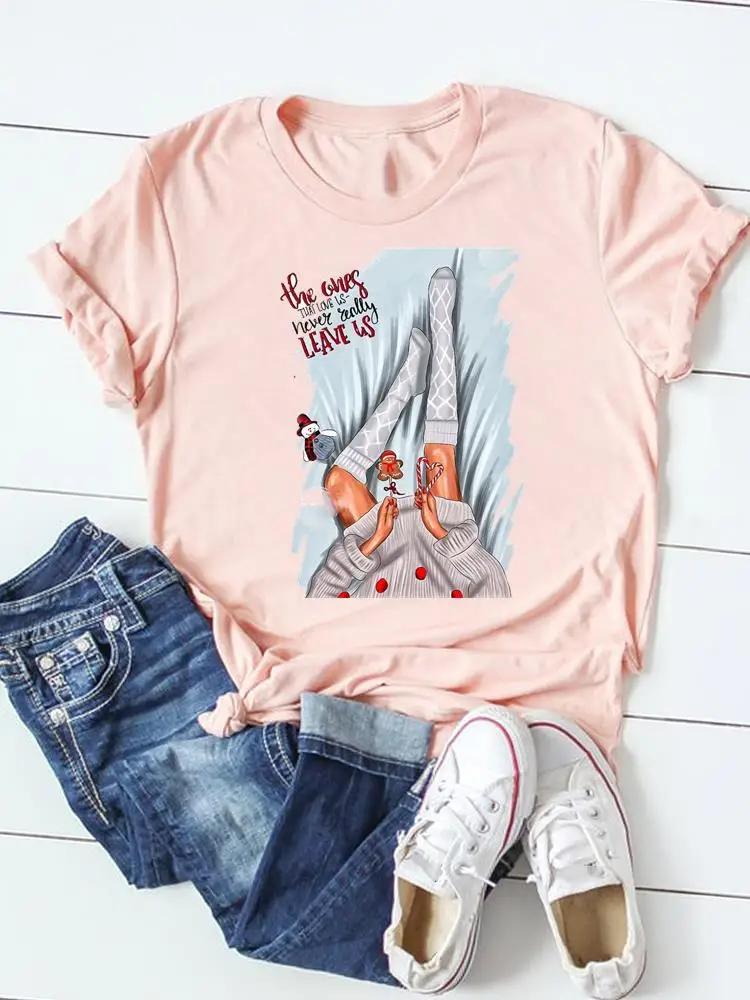 Watercolor Winter Cartoon Merry Christmas Print T Shirt Clothes Fashion Women Clothing Happy New Year Graphic T-shirt Top Tee
Watercolor Winter Cartoon Merry Christmas Print T Shirt Clothes Fashion Women Clothing Happy New Year Graphic T-shirt Top Tee