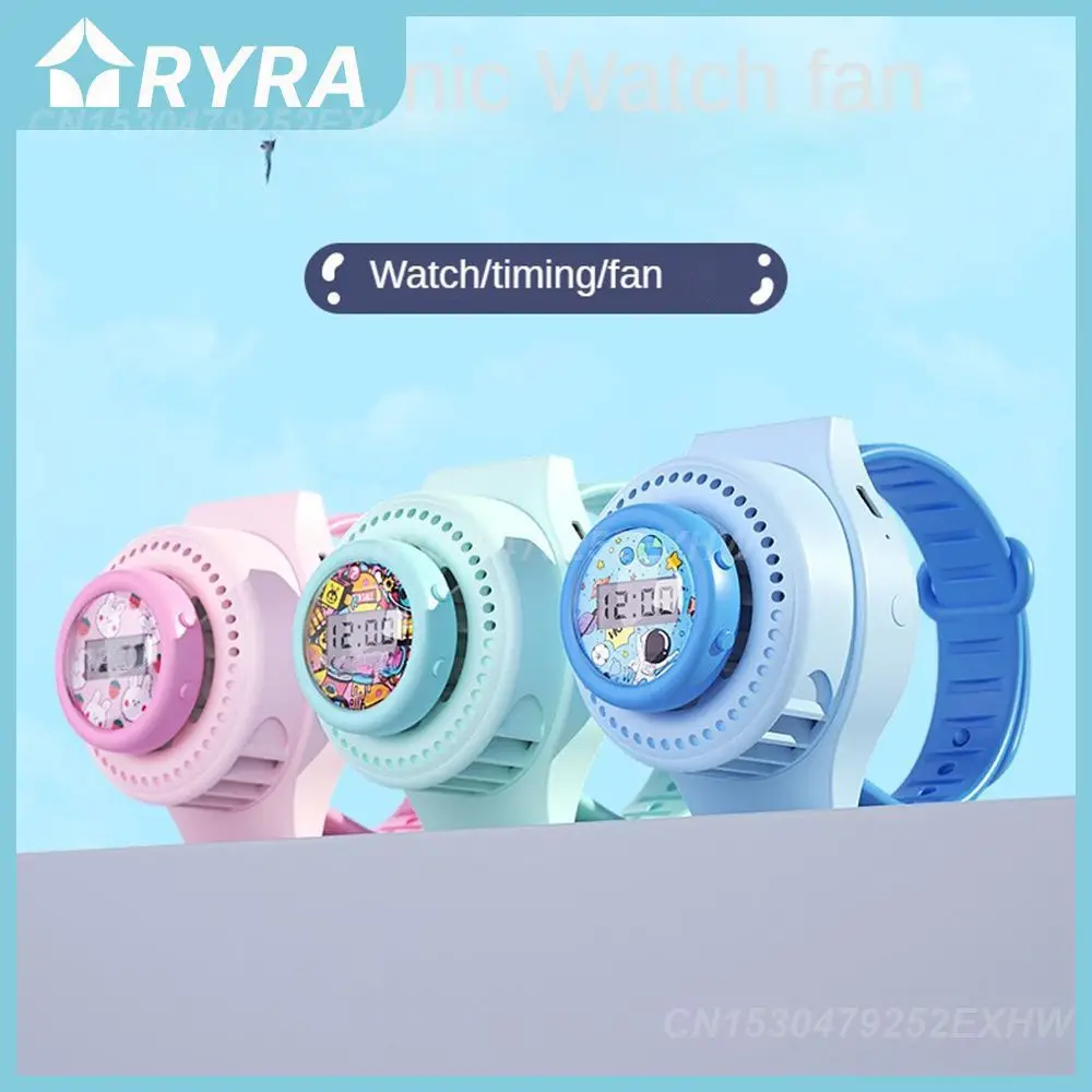 Timing Function Handheld Fans Usb Charging Cartoon Childrens Watch Fans Portable Small Watch Fan Home Appliance Removable Mini
Timing Function Handheld Fans Usb Charging Cartoon Childrens Watch Fans Portable Small Watch Fan Home Appliance Removable Mini