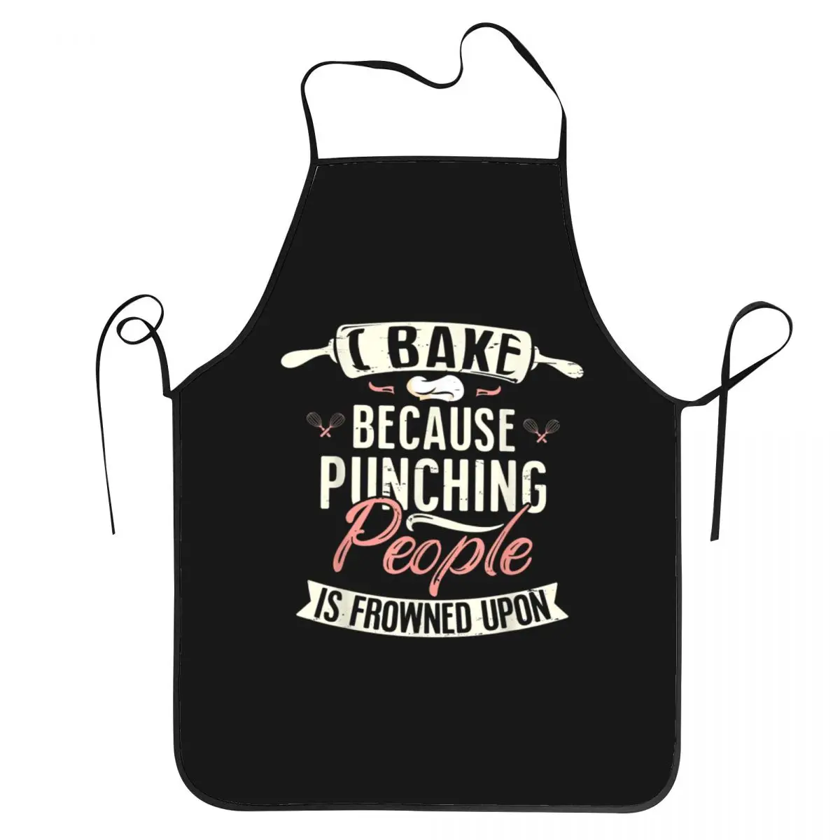 

Unisex Funny Baking Bib Apron Adult Women Men Chef Tablier Cuisine for Cooking Kitchen Bakers Gift Painting