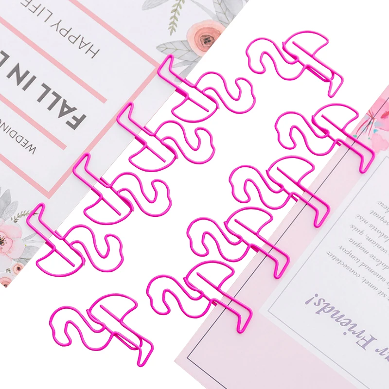 5pcs/lot kawaii flamingo shape pink metal clips bookmark planner paper clip nice partner for reading and documents
5pcs/lot kawaii flamingo shape pink metal clips bookmark planner paper clip nice partner for reading and documents