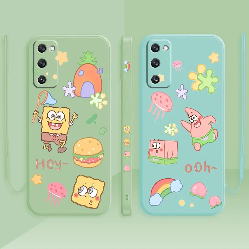 Liquid Funda For Samsung Galaxy S21 S20 FE S22 Ultra S10 S9 S8 Plus S10e Note 20 Case SpongeBob Patrick Star Cute Happy Couple
Liquid Funda For Samsung Galaxy S21 S20 FE S22 Ultra S10 S9 S8 Plus S10e Note 20 Case SpongeBob Patrick Star Cute Happy Couple