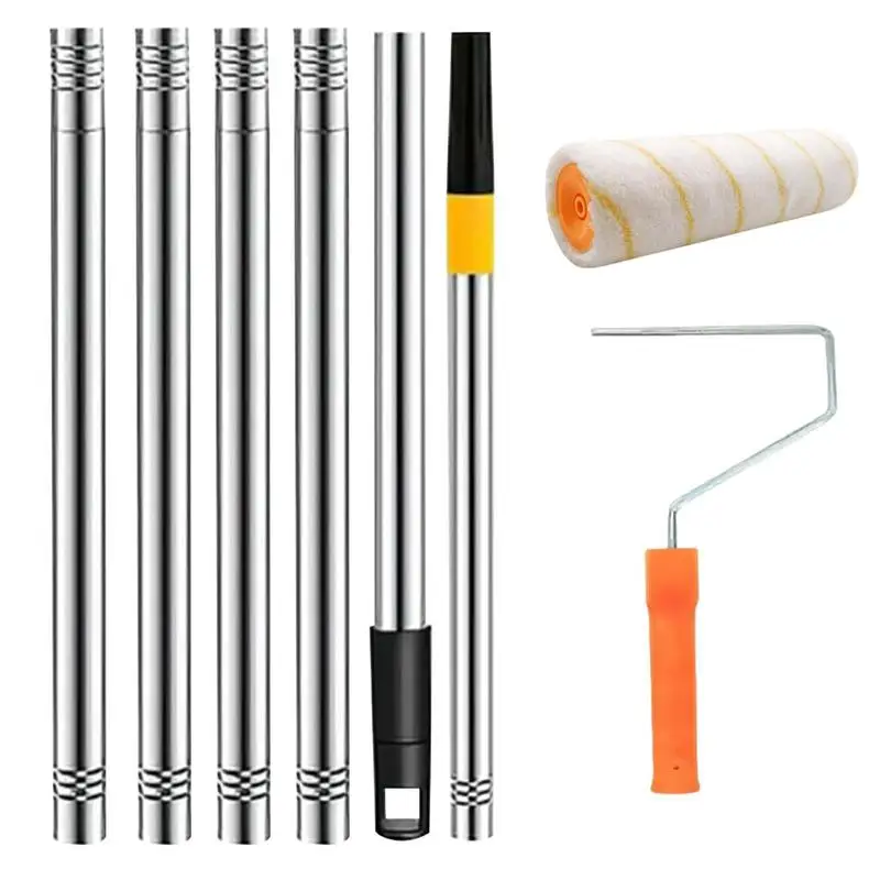 Paint Roller Extension With Brush Portable Wall Painting Supplies Detachable Paint Handle Stick For Ceiling Home Accessories
Paint Roller Extension With Brush Portable Wall Painting Supplies Detachable Paint Handle Stick For Ceiling Home Accessories