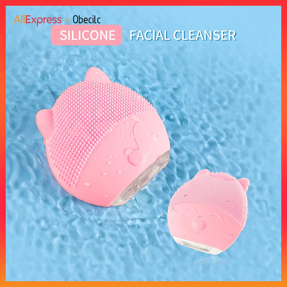 Electric Face Cleansing Brush Silicone Facial Cleanser IPX7 Waterproof High Frequency Vibration Daily Face Washing Brush
Electric Face Cleansing Brush Silicone Facial Cleanser IPX7 Waterproof High Frequency Vibration Daily Face Washing Brush