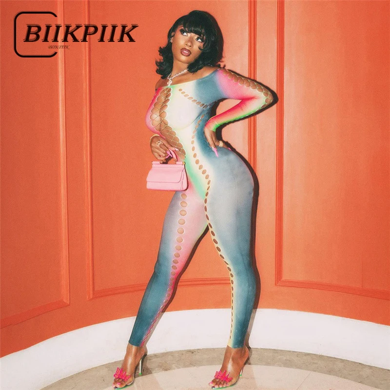 BIIKPIIK Hollow Out Multi-Color Jumpsuits Sexy Cleavage Long Sleeve Off Shoulder Jumpsuit Panelled Skinny Streetwear Clothes New
BIIKPIIK Hollow Out Multi-Color Jumpsuits Sexy Cleavage Long Sleeve Off Shoulder Jumpsuit Panelled Skinny Streetwear Clothes New