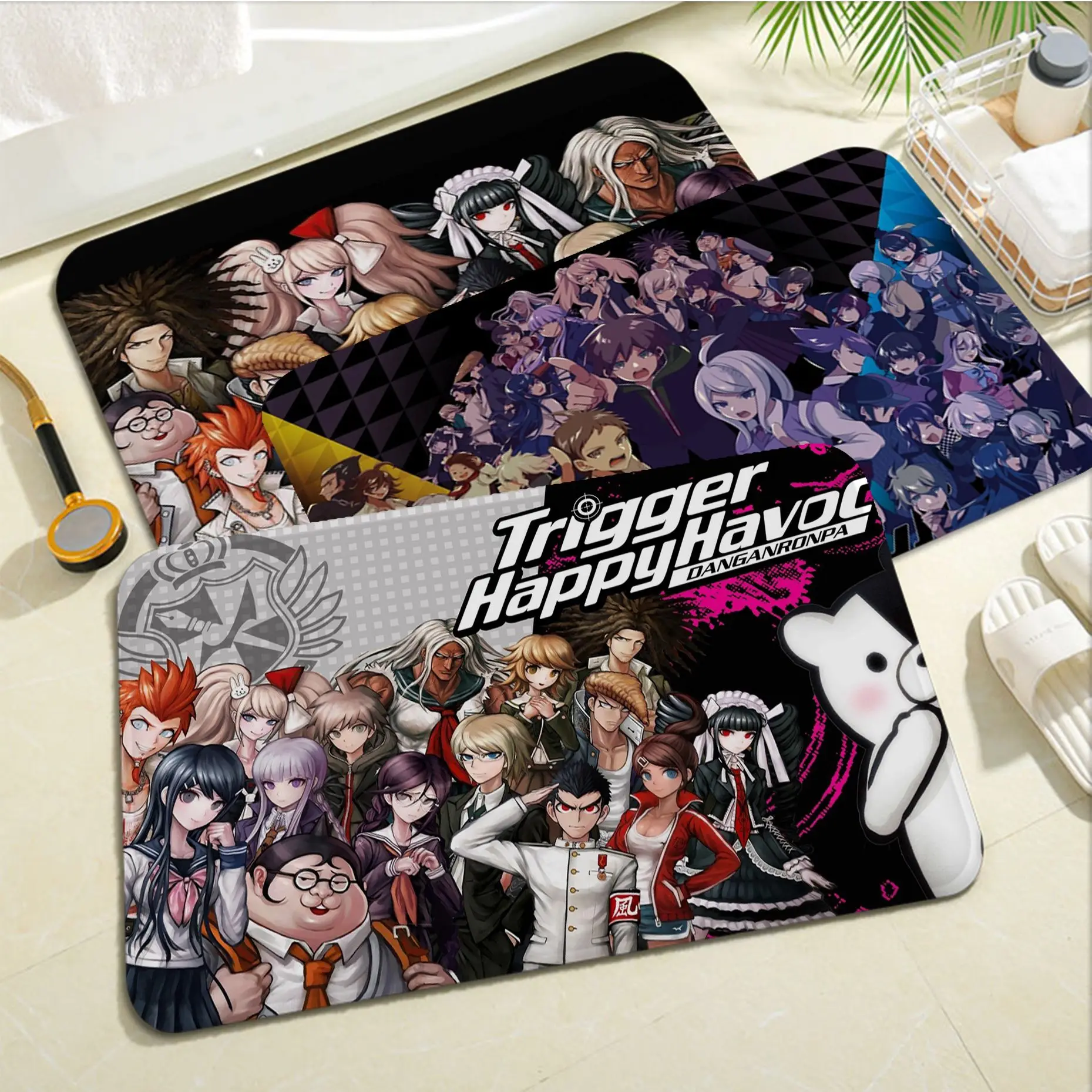 Danganronpa Floor Mat Bathroom Mat Kids Room Bedroom Decoration Balcony Anti-Slip Doormat Living Room Welcome Rug
Danganronpa Floor Mat Bathroom Mat Kids Room Bedroom Decoration Balcony Anti-Slip Doormat Living Room Welcome Rug
