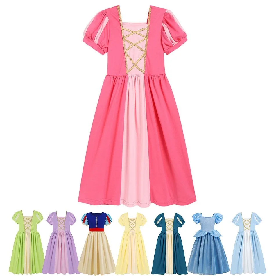 Детское платье для косплея Belle Rapunzel Aurora, детский костюм для вечеринки для девочек, платье для карнавала, Золушка, Белоснежка, маскировка Merida
Детское платье для косплея Belle Rapunzel Aurora, детский костюм для вечеринки для девочек, платье для карнавала, Золушка, Белоснежка, маскировка Merida
