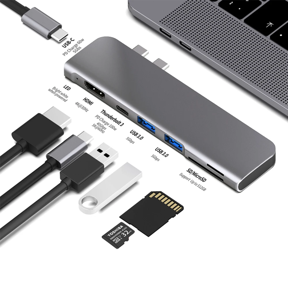 USB 3.0 Type-C Hub к HDMI адаптеру 4K Thunderbolt 3 USB C Hub с Hub 3,1 TF SD Reader слот PD для MacBook Pro/Air 3,0-2018
USB 3.0 Type-C Hub к HDMI адаптеру 4K Thunderbolt 3 USB C Hub с Hub 3,1 TF SD Reader слот PD для MacBook Pro/Air 3,0-2018