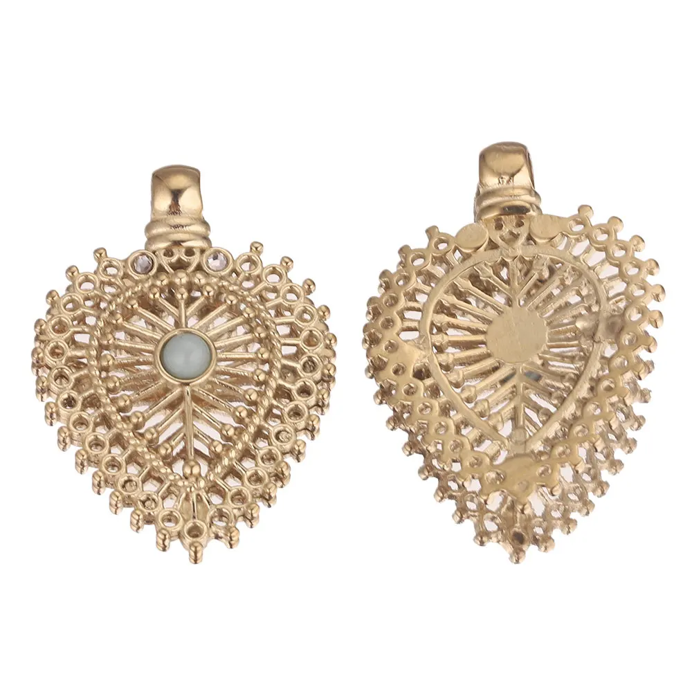 2pcs/lot Stainless Steel Boho Gold Water Drop Flower Leaf Hollow Charms Pendant DIY Earring Jewelry Making Necklace supplies
2pcs/lot Stainless Steel Boho Gold Water Drop Flower Leaf Hollow Charms Pendant DIY Earring Jewelry Making Necklace supplies