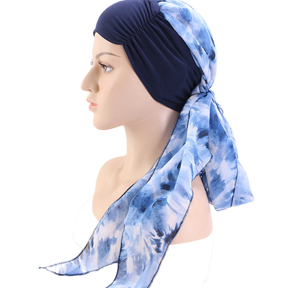 Headgear Turban Cap Cotton Elastic Ladies Hats Summer Headband Women Headscarf Miss Headbands 
Headgear Turban Cap Cotton Elastic Ladies Hats Summer Headband Women Headscarf Miss Headbands