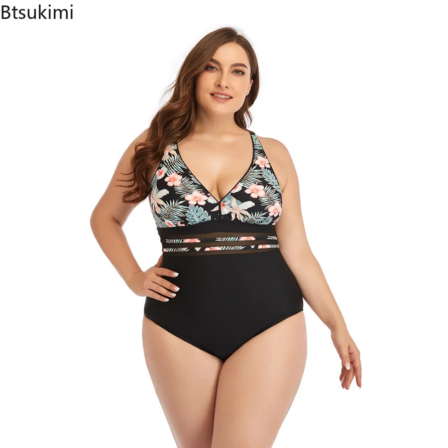 New Summer Big Size Swimsuit Woman 2023 Beach Outfits for Fat Ladies Sexy Print Flower Deep V-neck Swimwear Women One Piece
New Summer Big Size Swimsuit Woman 2023 Beach Outfits for Fat Ladies Sexy Print Flower Deep V-neck Swimwear Women One Piece