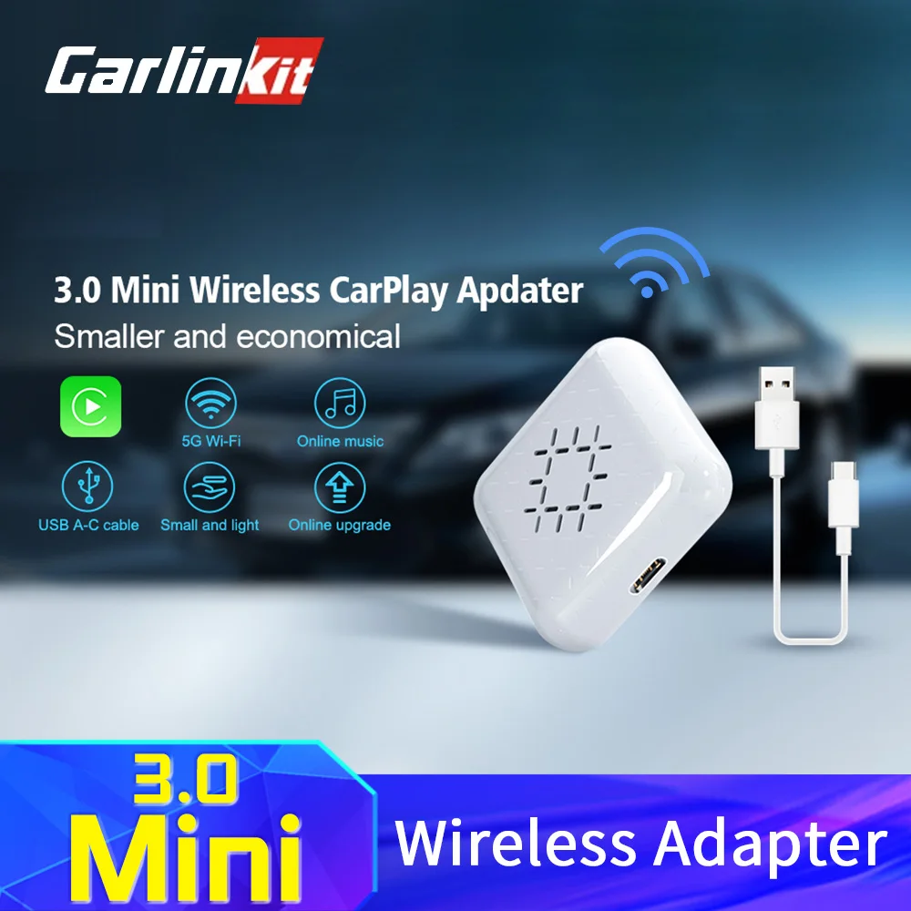 Carlinkit 3.0 Apple CarPlay Android Auto Mini Wireless CarPlay Box Поддержка Siri Bluetooth WiFi Автоматическое подключение Зарядка GPS
Carlinkit 3.0 Apple CarPlay Android Auto Mini Wireless CarPlay Box Поддержка Siri Bluetooth WiFi Автоматическое подключение Зарядка GPS