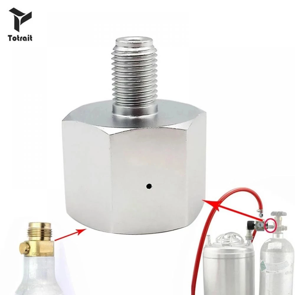 TOtroit CO2 Tank Adapter Female CGA320 To Male 3/8UNF-24 Fit Cartridge Capsule Mini Regulator
TOtroit CO2 Tank Adapter Female CGA320 To Male 3/8UNF-24 Fit Cartridge Capsule Mini Regulator