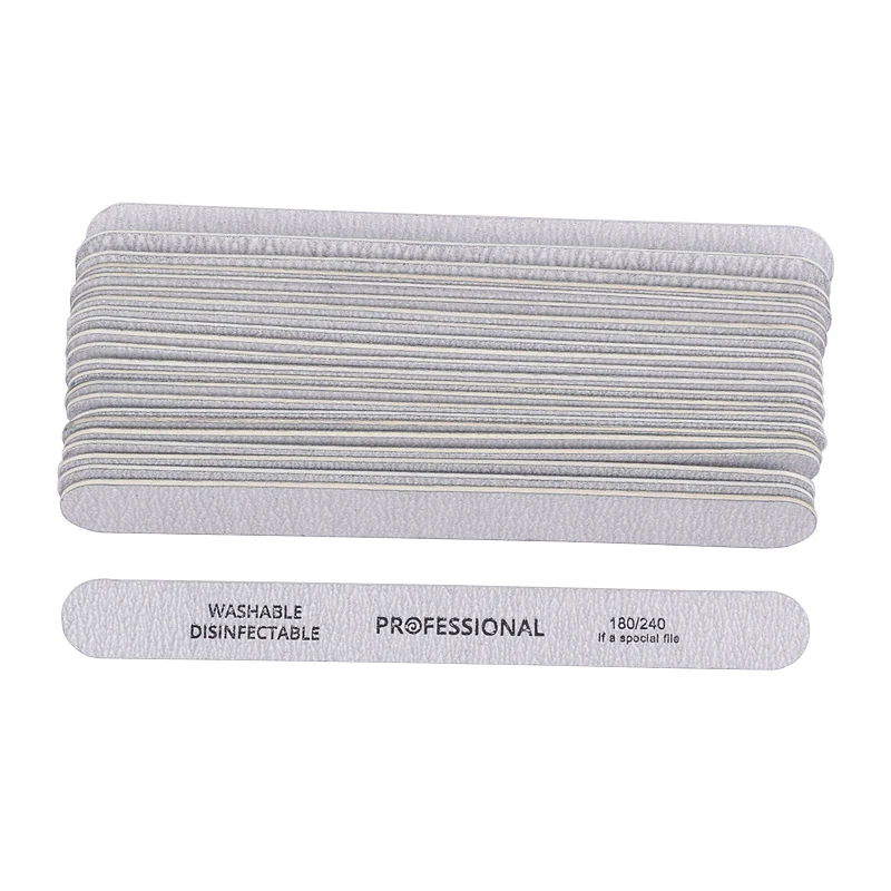 50PCS Gray Wooden Nail Art Sanding Buffer Nail Files 180/240 Girt Sandpaper UV Gel Polisher Manicure Pedicure Nail Tools Salon
50PCS Gray Wooden Nail Art Sanding Buffer Nail Files 180/240 Girt Sandpaper UV Gel Polisher Manicure Pedicure Nail Tools Salon