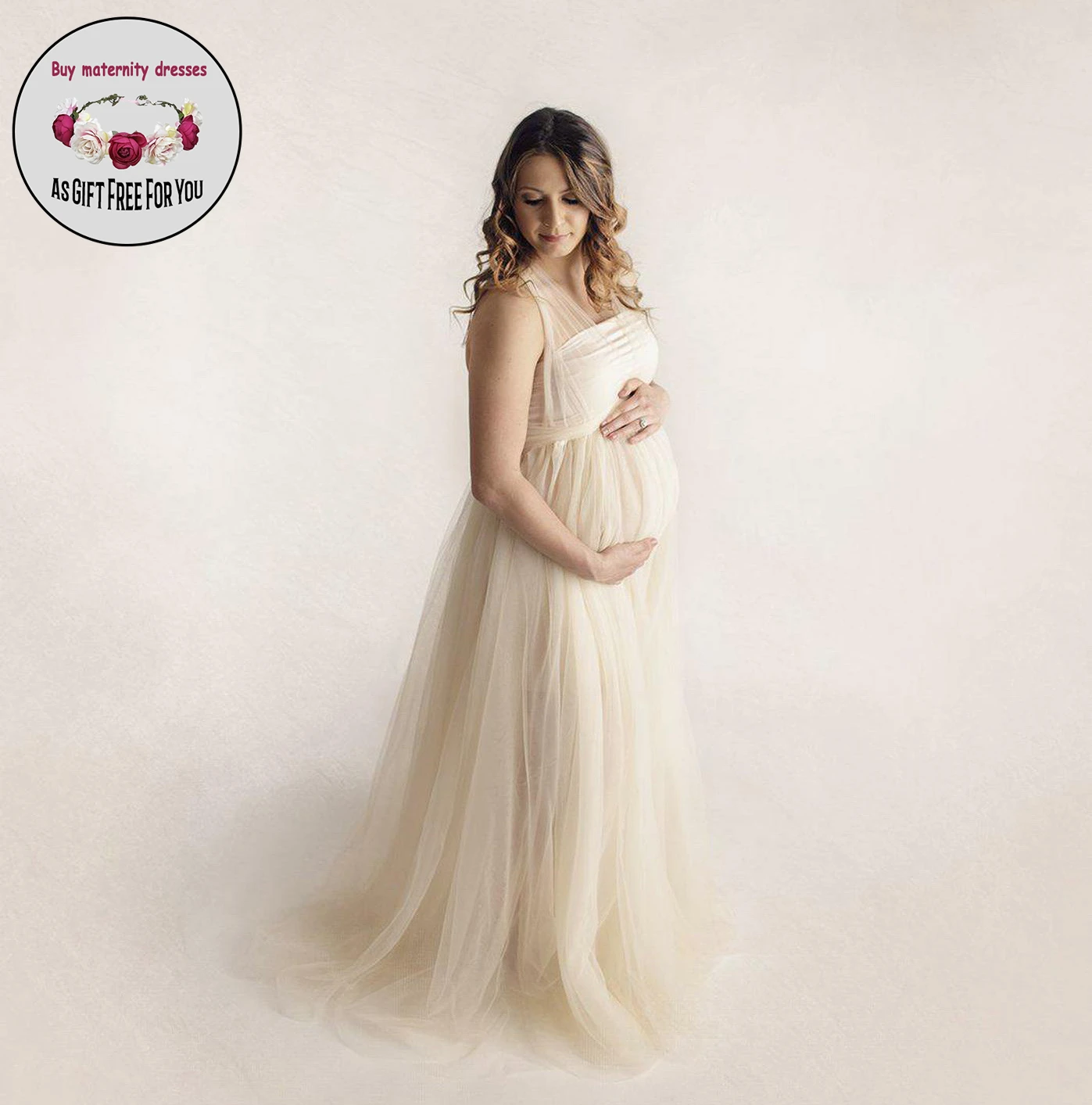 Women Sexy Strapless Pregnant Dress for Photography Tulle Mercerized Cotton Long Maternity Dresses for Photo Shoot
Women Sexy Strapless Pregnant Dress for Photography Tulle Mercerized Cotton Long Maternity Dresses for Photo Shoot