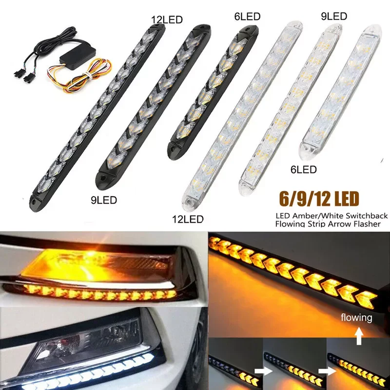 ,DRL Turn Signal 12V LED Daytime Running Lights Flowing Amber Arrows Flexible Waterproof
,DRL Turn Signal 12V LED Daytime Running Lights Flowing Amber Arrows Flexible Waterproof