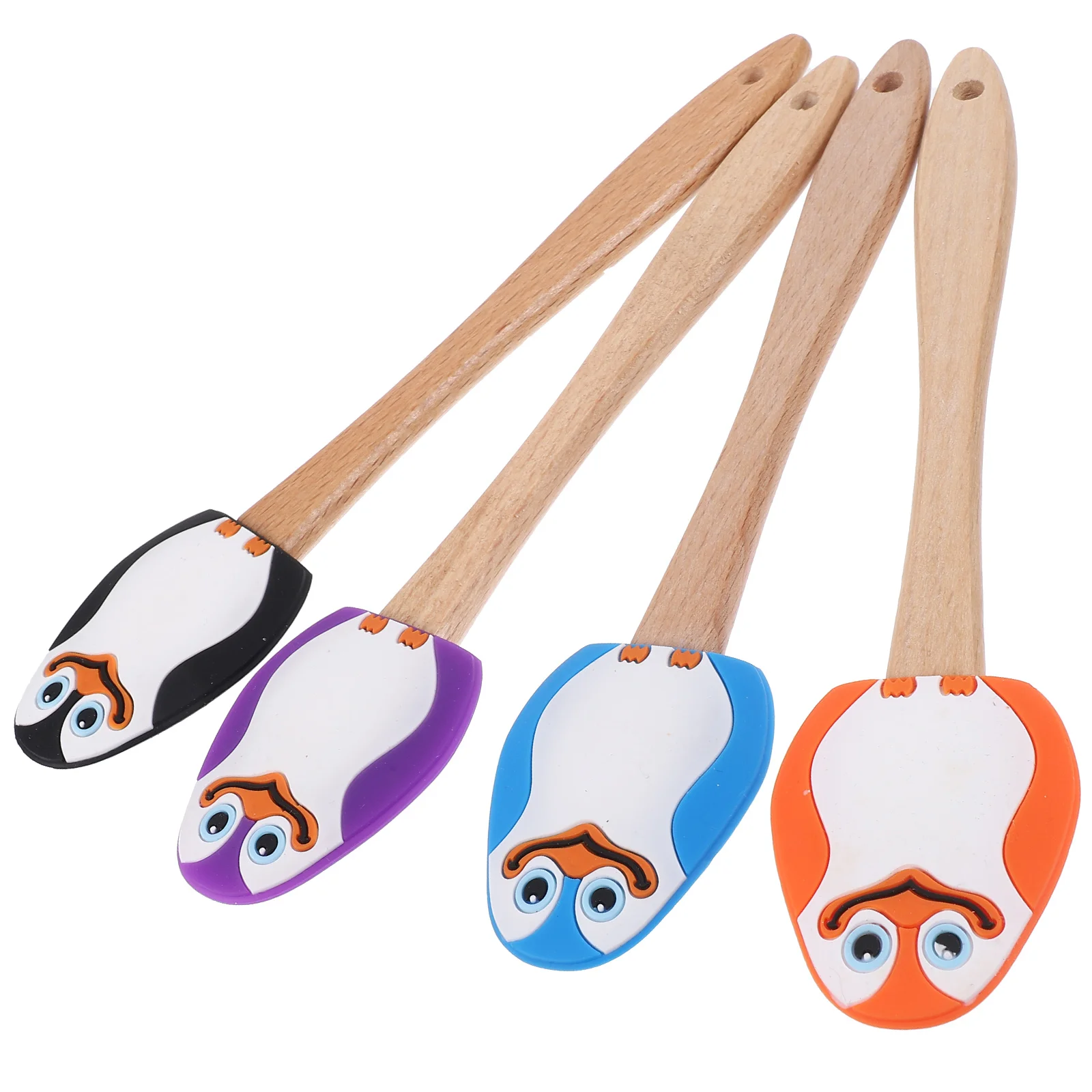 4 Pcs Tool Silicone Scraper Spatula Baking Non-stick Small Butter Peanut Spreader Wood
4 Pcs Tool Silicone Scraper Spatula Baking Non-stick Small Butter Peanut Spreader Wood